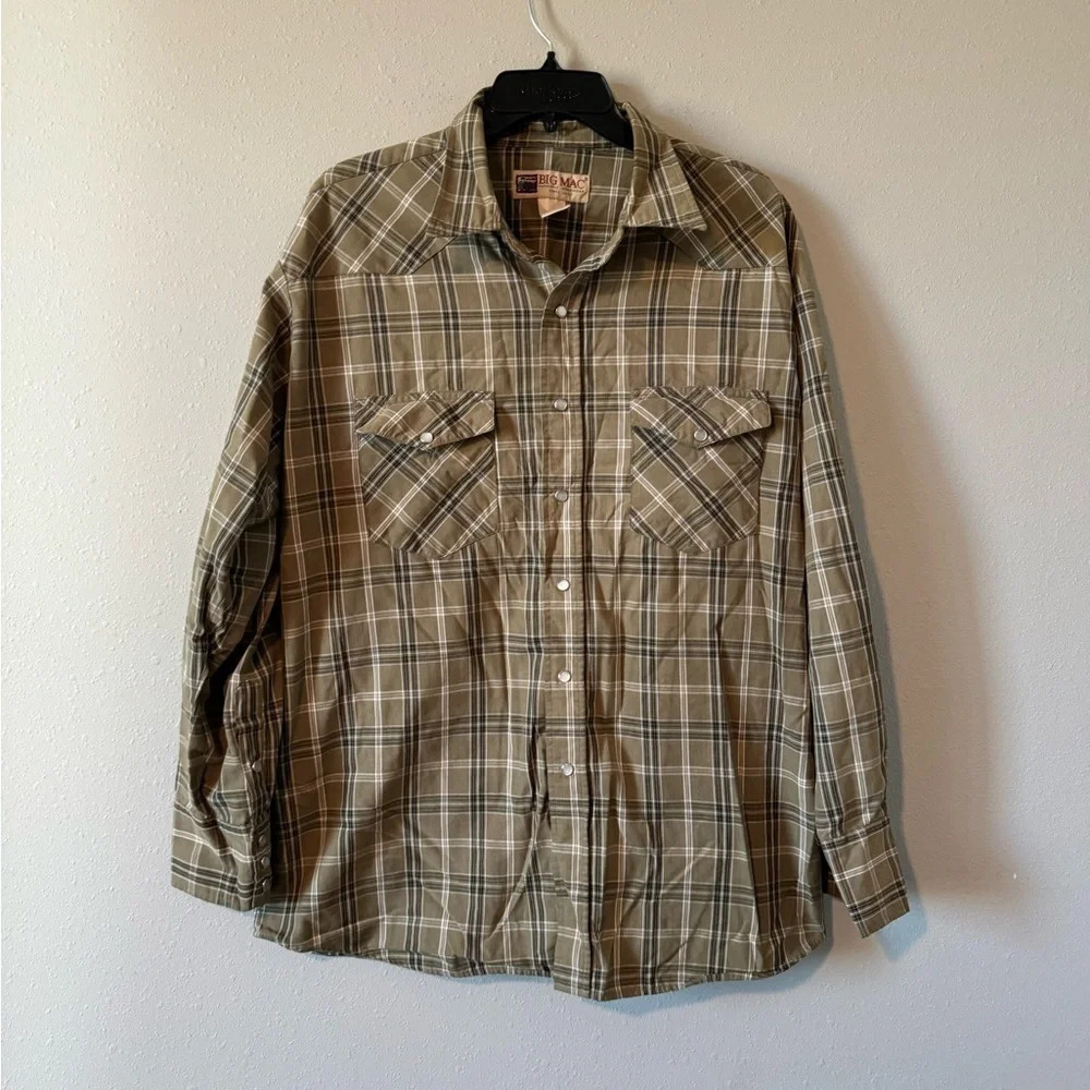 Vintage Big Mac XL Long Sleeve Plaid